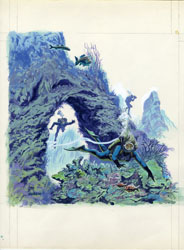 EARL NOREM - FANTASTIC FOUR STORYBOOK PG 22 ORIG ART