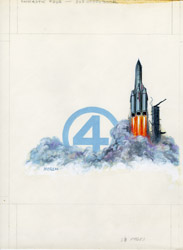 EARL NOREM - FANTASTIC FOUR STORYBOOK TITLE PG ORIG ART