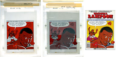 ALAN KUPPERBERG - NATIONAL LAMPOON COVER ART MIKE TYSON