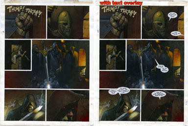 GREG STAPLES - 2000 A.D. #950 PG 26 ORIG PAINTED ART