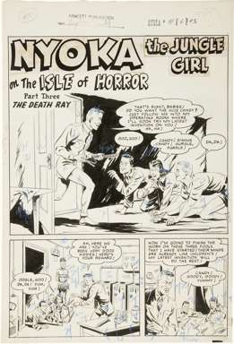 NYOKA THE JUNGLE GIRL #41 PAGE 43 ORIG CHAPTER 3 SPLASH