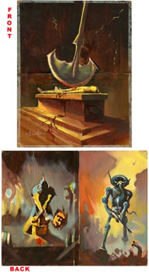 KEN KELLY - COLOR PRELIMS FOR 3 WARREN COVERS ORIG ART