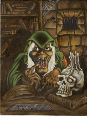 EC COMICS VAULT KEEPER PAINTING ORIGINAL ART (1977)