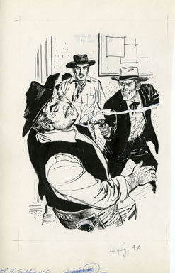 ERNESTO SEIJAS - LONE RANGER BK 6 p 97 ORIG ART SHOT