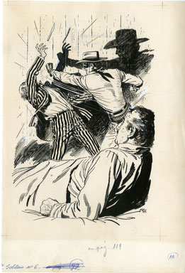 ERNESTO SEIJAS - LONE RANGER BK 6 PG 119 ART LR PUNCH!
