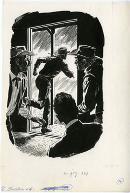 ERNESTO SEIJAS - LONE RANGER BK 6 PG 131 ORIG ART RUN