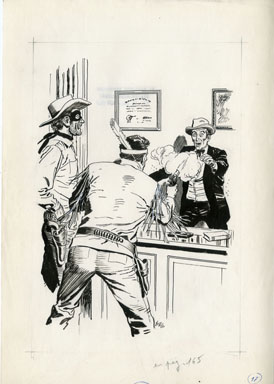 ERNESTO SEIJAS - LONE RANGER BK 6 PG 165 ART FAKE L.R.