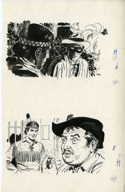 ERNESTO SEIJAS - LONE RANGER CHAPTER HEADER ART BULLET