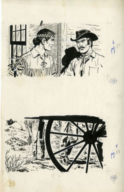 ERNESTO SEIJAS - LONE RANGER CHAP. HEAD ART TONTO MEET