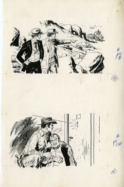ERNESTO SEIJAS - LONE RANGER CHAP HEAD ART AMBUSHED
