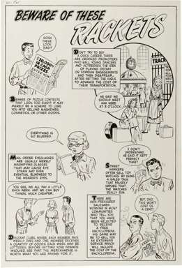 WARREN KREMER - DICK TRACY p25 ORIG ART RACKETS BEWARE!