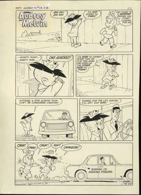 WARREN KREMER - AUDREY TV FUNTIME #24 p18 ORIG ART SEEK