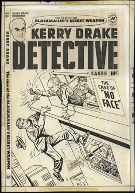 AL AVISON - KERRY DRAKE Detective #23 Orig Cover art