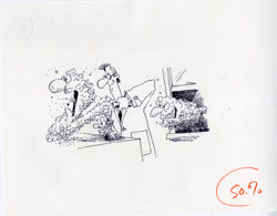 JOHN CALDWELL - MAD #284 NICE DAY: BAD VIRUS ORIG ART