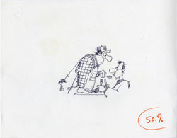 JOHN CALDWELL - MAD #284 NICE DAY: LIMA BEANS ORIG ART