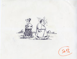 JOHN CALDWELL - MAD #284 NICE DAY: AXE MURDER ORIG ART