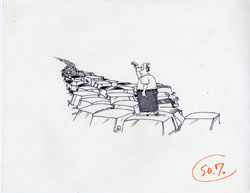 JOHN CALDWELL - MAD #284 NICE DAY: GRIDLOCK ORIG ART