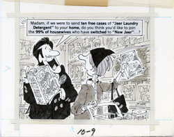 PAUL COKER - MAD #229 STATS: JEER DETERGENT ORIG ART