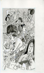 PETER PAUL PORGES - MAD #210 VOLUNTEER HQ HOME ORIG ART