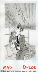 PETER PAUL PORGES - MAD #210 STOOL SPECIMEN ORIG ART