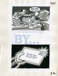 JOHN POUND - MAD #312 IRS SIMPLIFIES/JUNK MAIL ORIG ART
