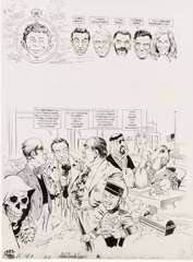 ANGELO TORRES -MAD #292 60 MINUTES SPOOF 4 PG STORY ART