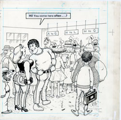 AL JAFFEE - MAD #236 PICK-UP LINES: COME HERE OFTEN ART