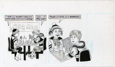 DAVE BERG - MAD #238 LIGHTER SIDE/COMIC BOOKS ORIG ART