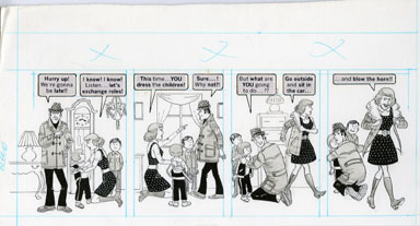 DAVE BERG - MAD #238 LIGHTER SIDE/NAGGING ORIG ART