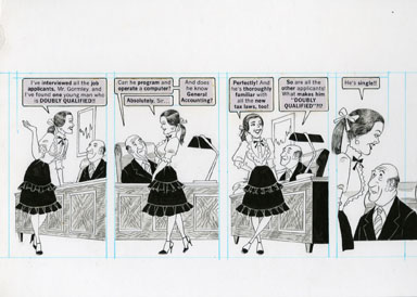 DAVE BERG - MAD #238 LIGHTER SIDE/QUALIFICATIONS ART