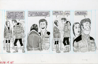 DAVE BERG - MAD #238 LIGHTER SIDE/MORALITY ORIG ART