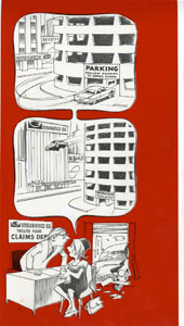 BOB CLARKE - MAD #190 PARKING/INSURANCE ORIGINAL ART