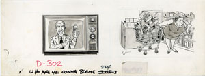 ANGELO TORRES - MAD #224 PLASTIC CONTAINERS ORIG ART