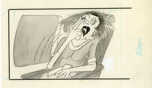 PETER PAUL PORGES - MAD #212 AIRPLANE CONTACTS ORIG ART