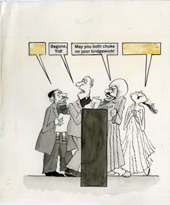 P.P. PORGES - MAD #239 SERMONETTE MIX-UP ORIG ART