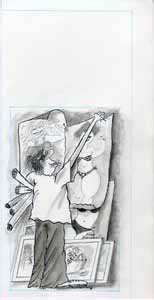 P.P. PORGES -MAD #267 DUMPED: REDECORATE (BIKINI) ART
