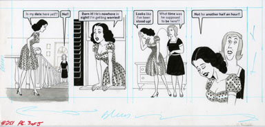 DAVE BERG - MAD #251 LIGHTER SIDE/DATING ORIG ART