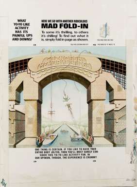 AL JAFFEE - MAD #309 FOLD-IN BACK CVR ORIG ART ECONOMY