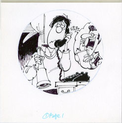 PAUL COKER - MAD #259 HALLEY'S COMET: PHONE SALES ART