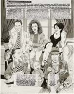 ANGELO TORRES -MAD #390 CMPLT 5-PG STORY ART WILL & GRACE