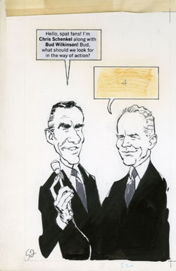 JACK RICKARD - MAD ABOUT SPORTS PG 52 ORIGINAL ART