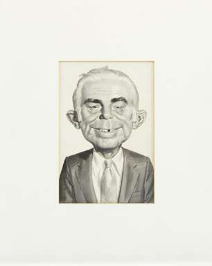 NORMAN MINGO - NY TIMES ABE BEAME (MAYOR) ORIG ART AEN