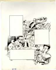 BOB CLARKE - MAD #301 CMLT 2-PG STORY ORIG ART LABELS