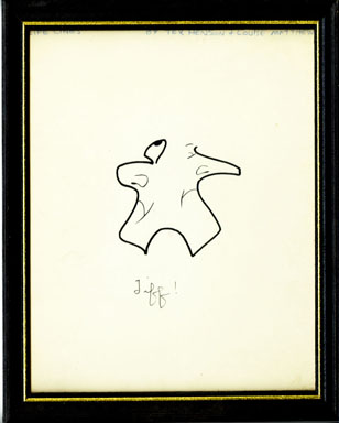 TEX HENSON - LIFE LINES CARTOON - JIFF! (TWO-FACED)