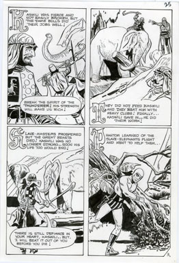 PAT BOYETTE - THE PHANTOM #53 Pg 3 ORIG ART KASWILI