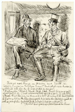 BRITISH PUNCH MAG. HUMOR ILLUS. (1800s) HORSE RACING