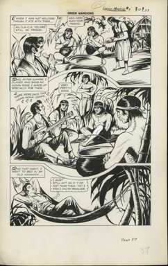 ALEX BLUM -CLASSICS ILLUSTRATED #90 PG 37 ORIG ART RIMA
