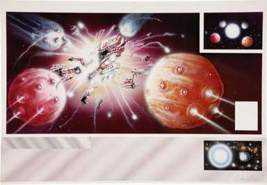 ALAN DANIELS - ALIEN: DEADLY PLANETS #1 ORIG ART (1)
