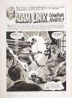 JOE ORLANDO - CREEPY #15 CMPLT 7-PG ADAM LINK STORY ART