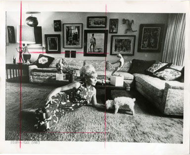 ELKE SOMMER - VINTAGE PUBLICITY STILL (1966) w/DOG